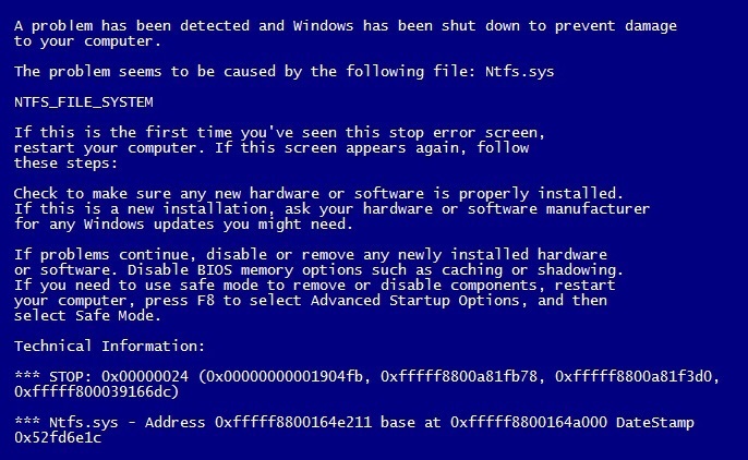 How to read blue screen of death minidump files